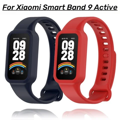 Мягкий силиконовый ремешок для Xiaomi Smart band 9, сменный ремешок для miabnd9 active Redmi Band 3, аксессуары для браслета