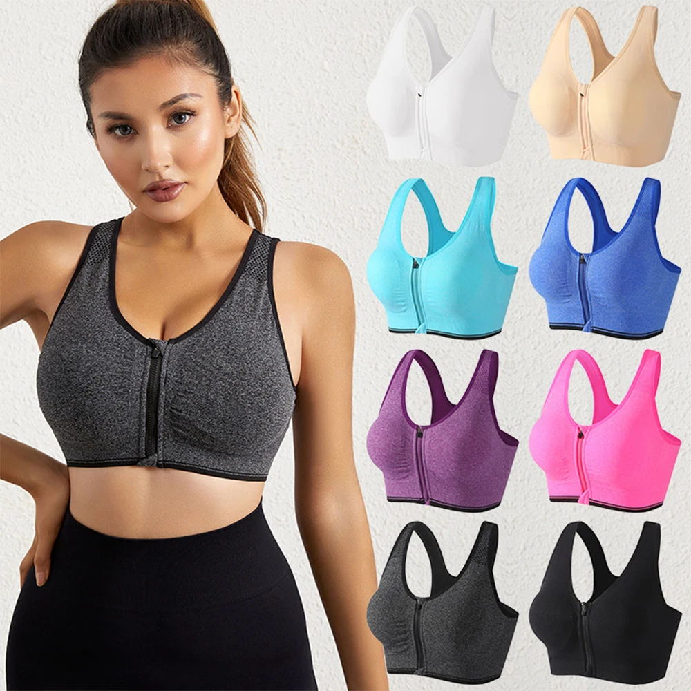 

Yoga No Steel Running Gather Large Size Quick-Drying Yoga Gym Fitness Vest Casual Leisure Women Push Up Sports Bra