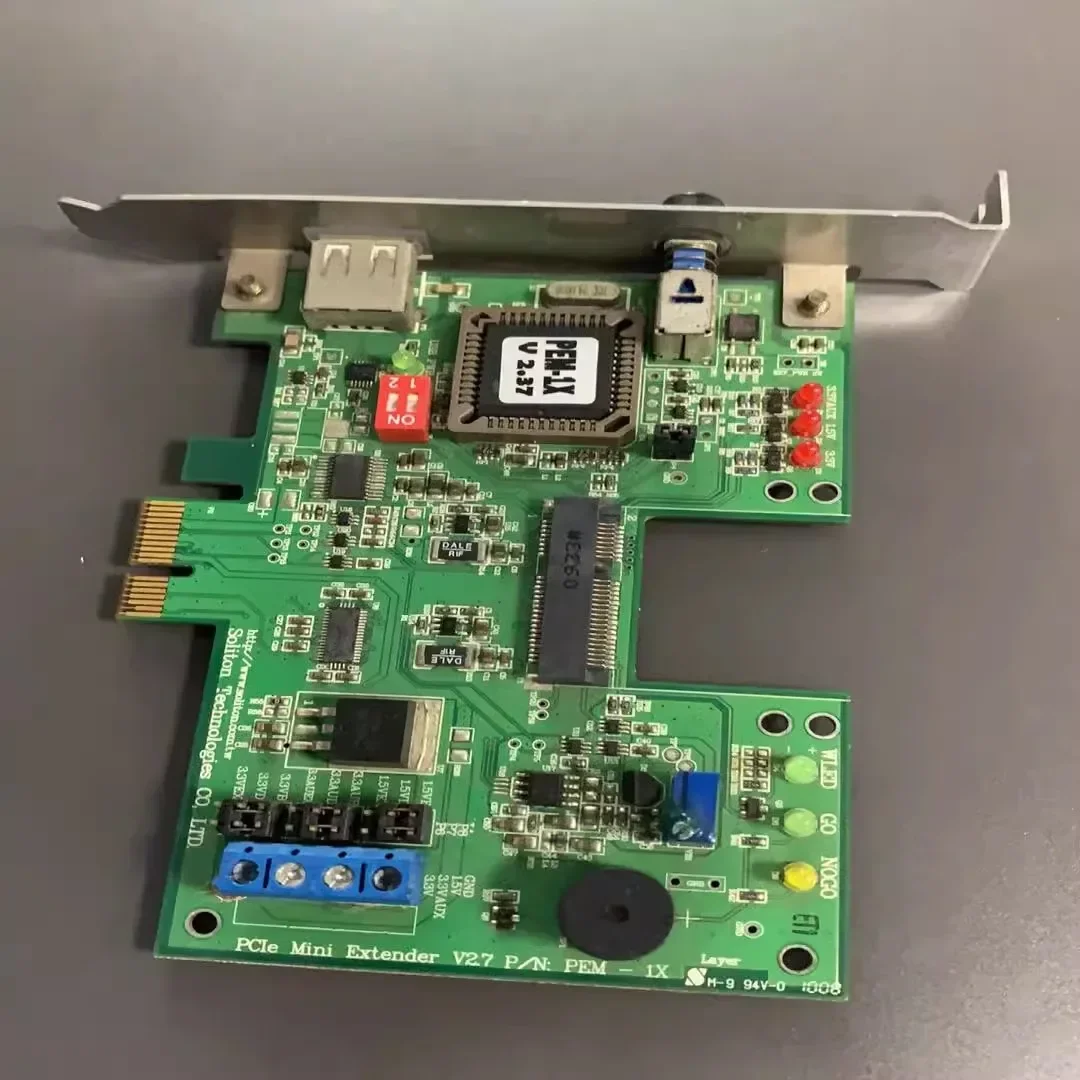 Тайваньская карта защиты и расширения питания Soliton PEM-1X PCIe Mini для непрерывного питания (art.: 3920dccf410ee) - 3920dccf410ee
