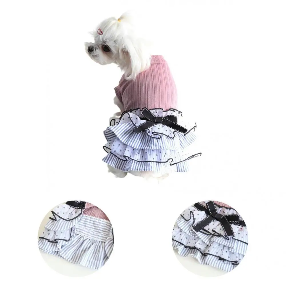 

Pet Supplies Durable Cute Lace Dog Dress Dog Clothing Puppy Clothing Girlish for Decoration