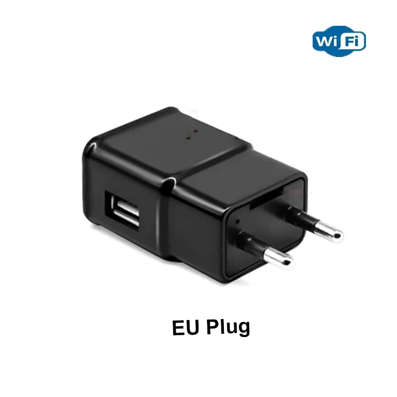 

Зарядное устройство EU/USB + мини камера Wi-Fi HD
