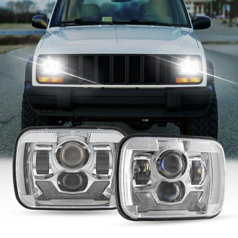 

2 шт./комплект, автомобильная лампа 110 Вт 7x6 дюймов