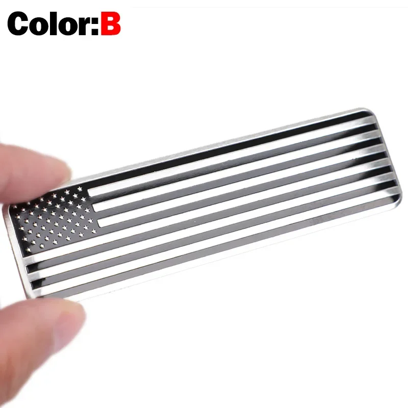 

OTOKIT внешние аксессуары для автомобилей и мотоциклов, США, национальный флаг, наклейки для автомобиля из алюминиевого сплава