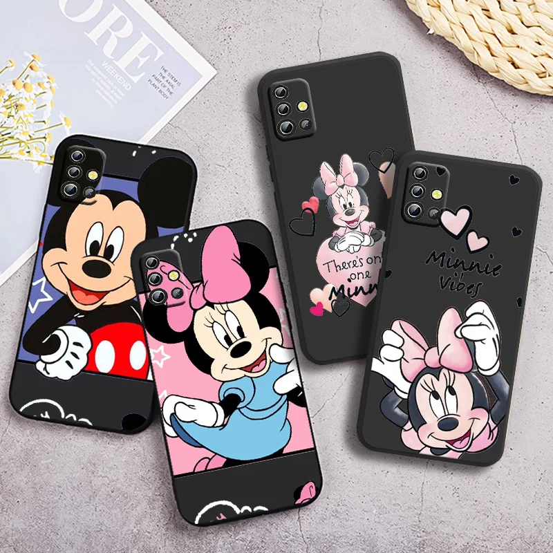 

Disney Minnie and Mickey couple Phone Case For Samsung Galaxy A90 A80 A70 S A60 A50S A30 S A40 S A2 A20E A20 S A10S A10 E Black
