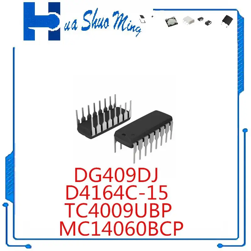 10 шт./партия mc14060p10 DG409DJ DG409 TC4009UBP 4009 D4164C-15 D4164C DIP16