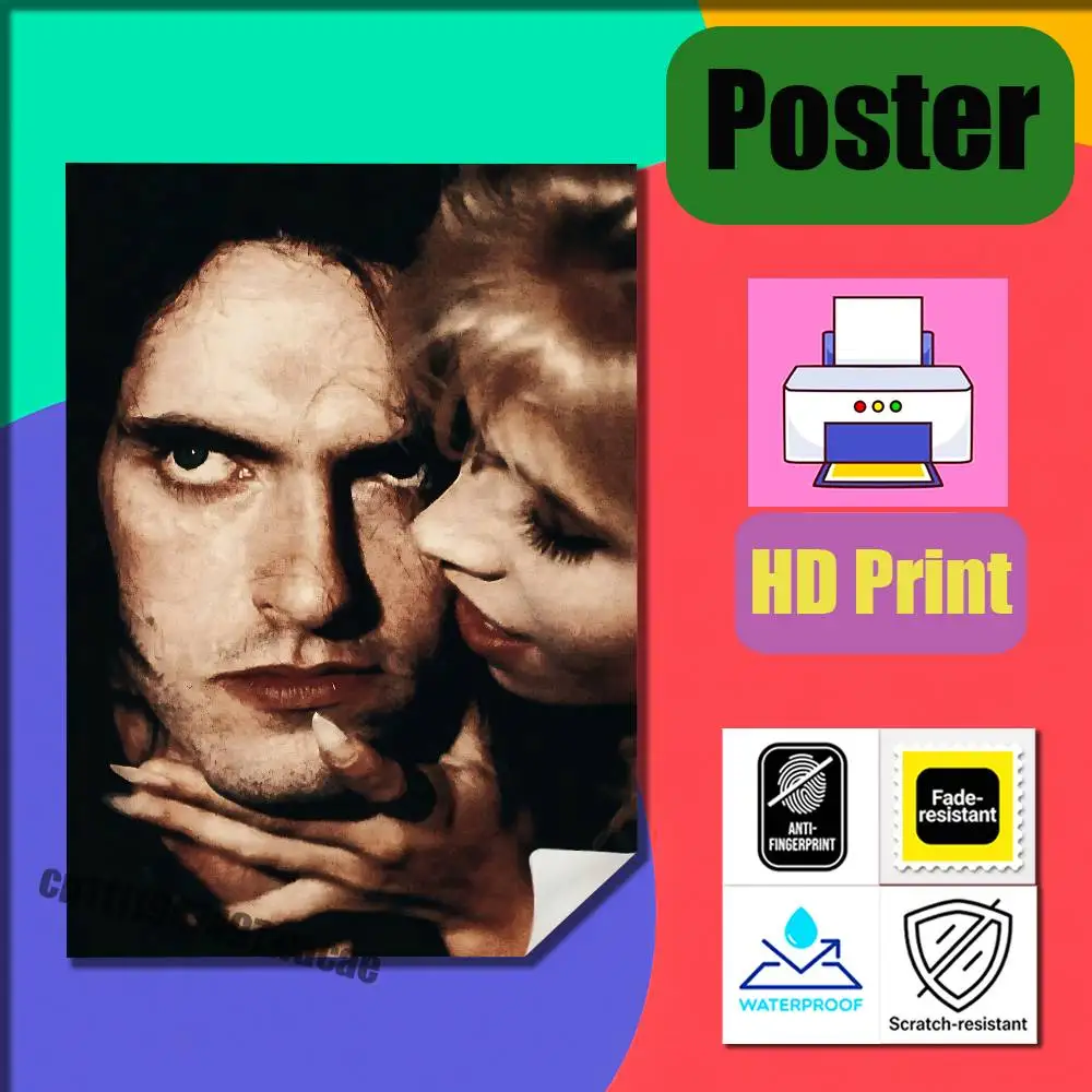 Фото Самоклеящаяся наклейка-плакат с обложкой альбома P-Peter Steele T-Type O Negative Bloody Kisses для домашнего декора, на заказ №5