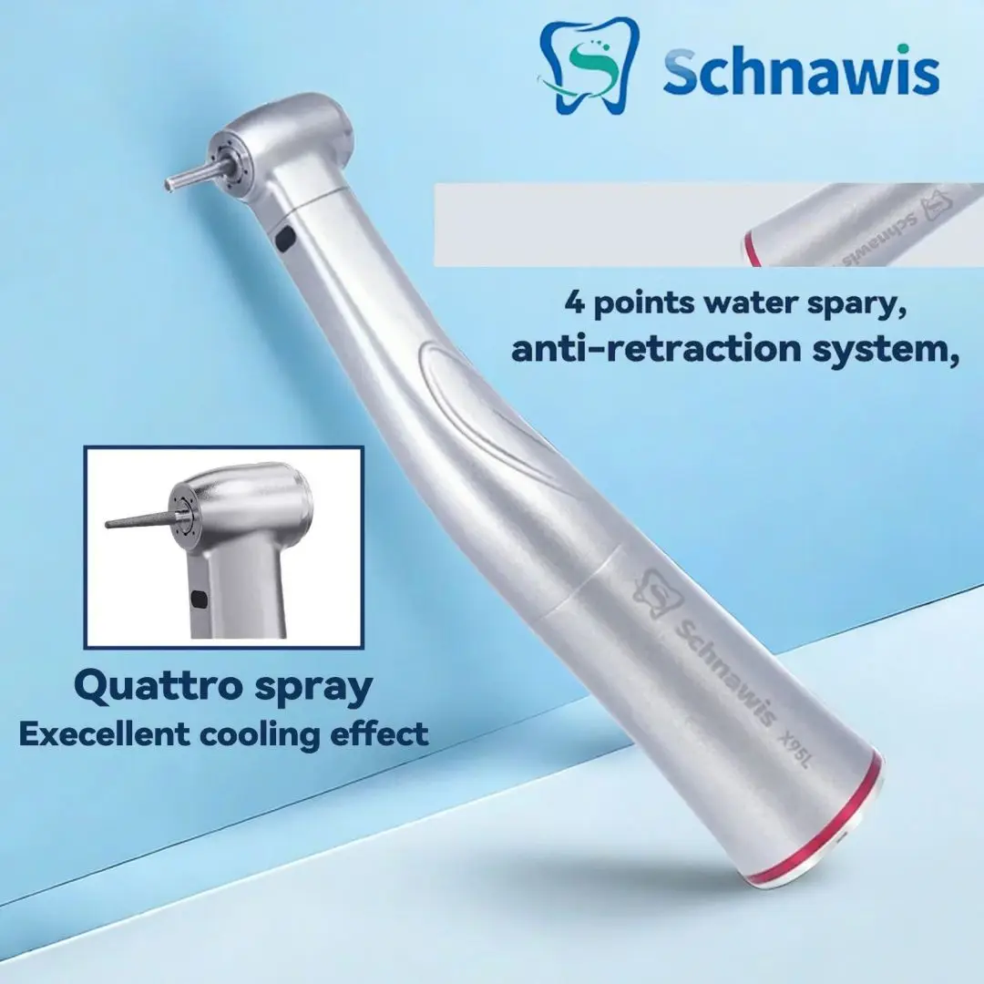 Нажимная кнопка 1:5 стоматологический наконечник с углом наклона увеличивающий