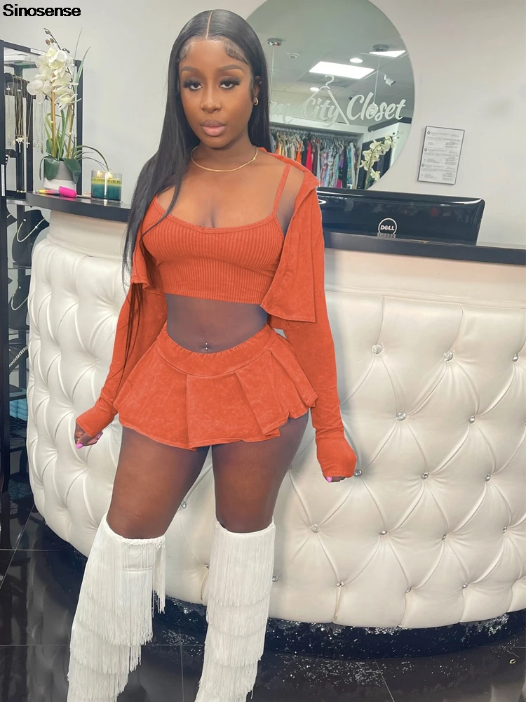 Женская осенняя одежда из трех предметов спортивный костюм рубашки с длинными