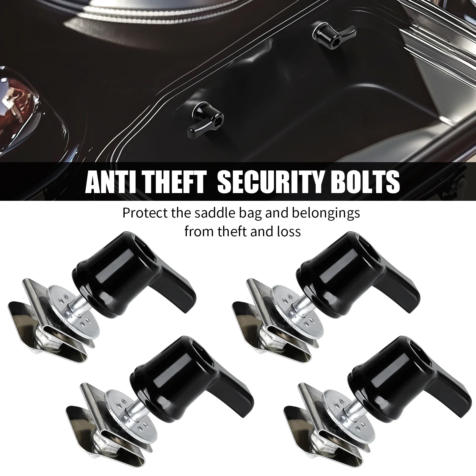 

Мотоциклетная серебряная седельная сумка, стопорные болты, гайки, монтажный набор для Harley 1993-Later Touring FLHTCU FLHRC Road King Street Glide