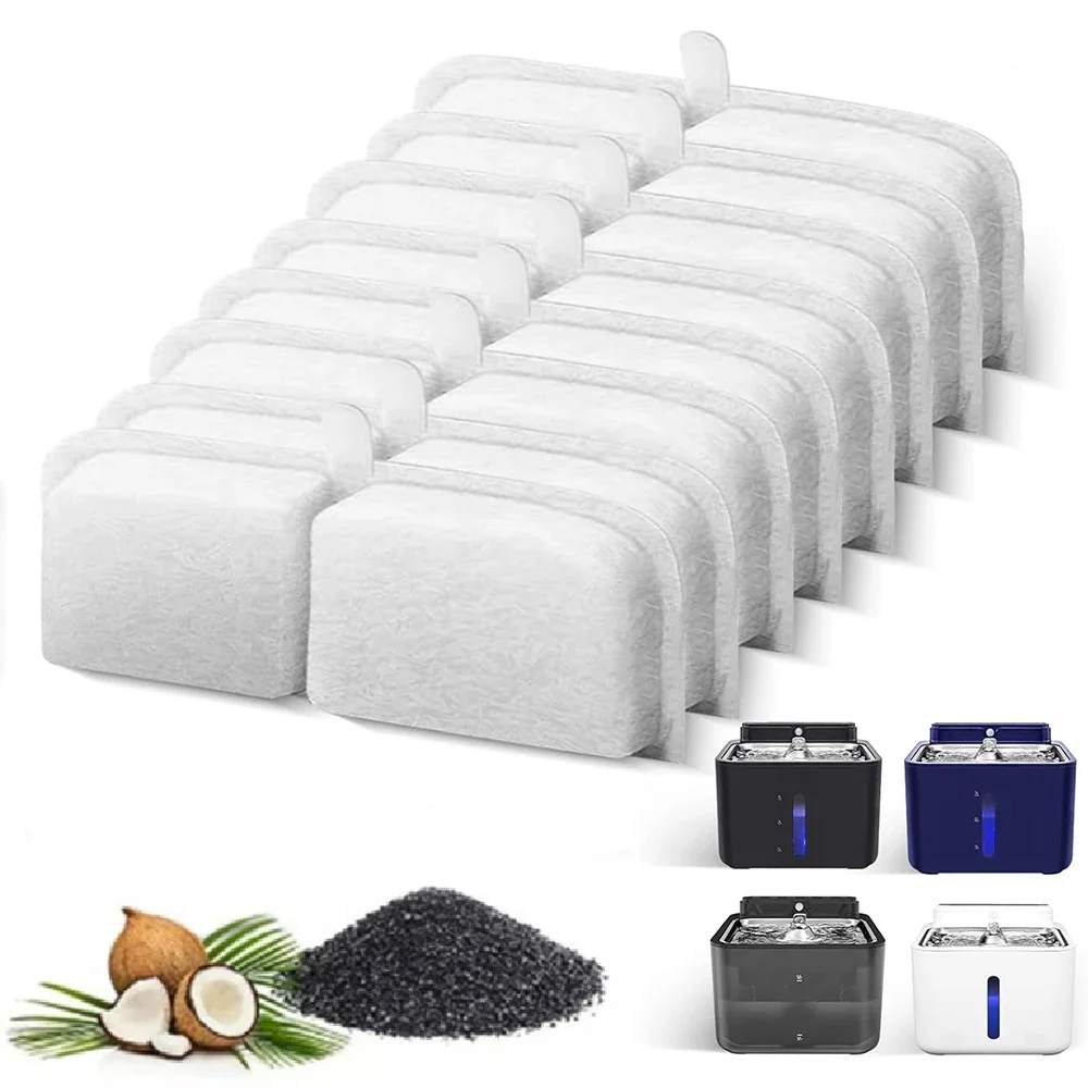 Сменные фильтры для фонтана для кошек 6/8/12/16 штук | AliExpress