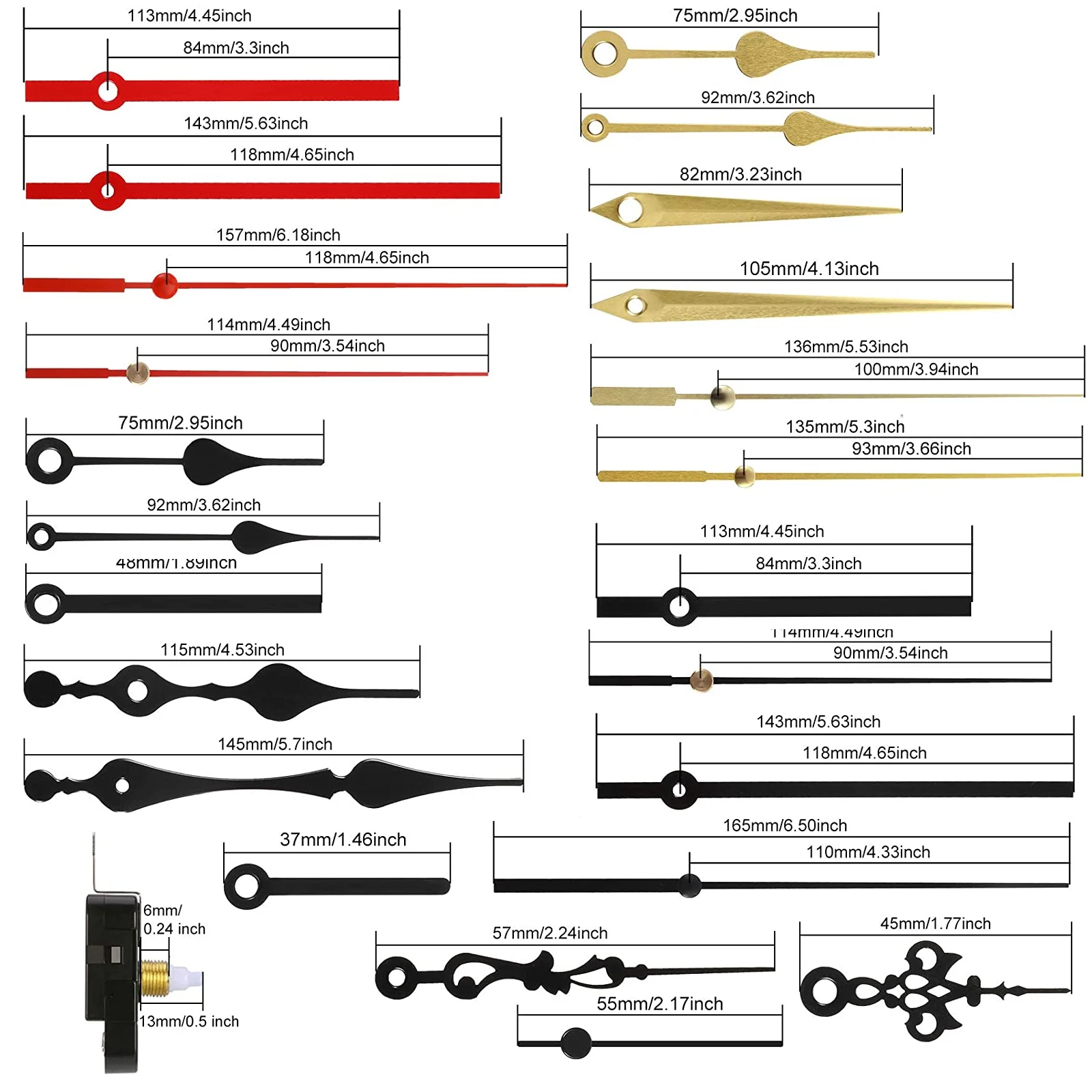 

Кварцевые часы с механизмом без тикания, 2 шт.