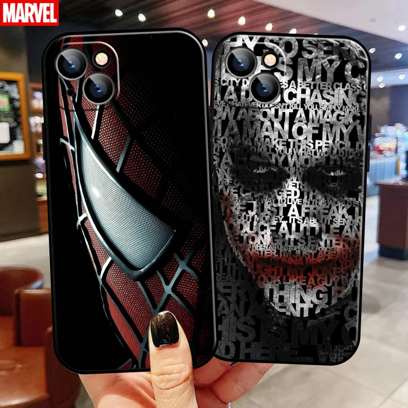 

Marvel Avengers For Apple iPhone 13 12 11 Pro 12 13 Mini X XR XS Max SE 6 6S 7 8 Plus Phone Case TPU Liquid Silicon Back