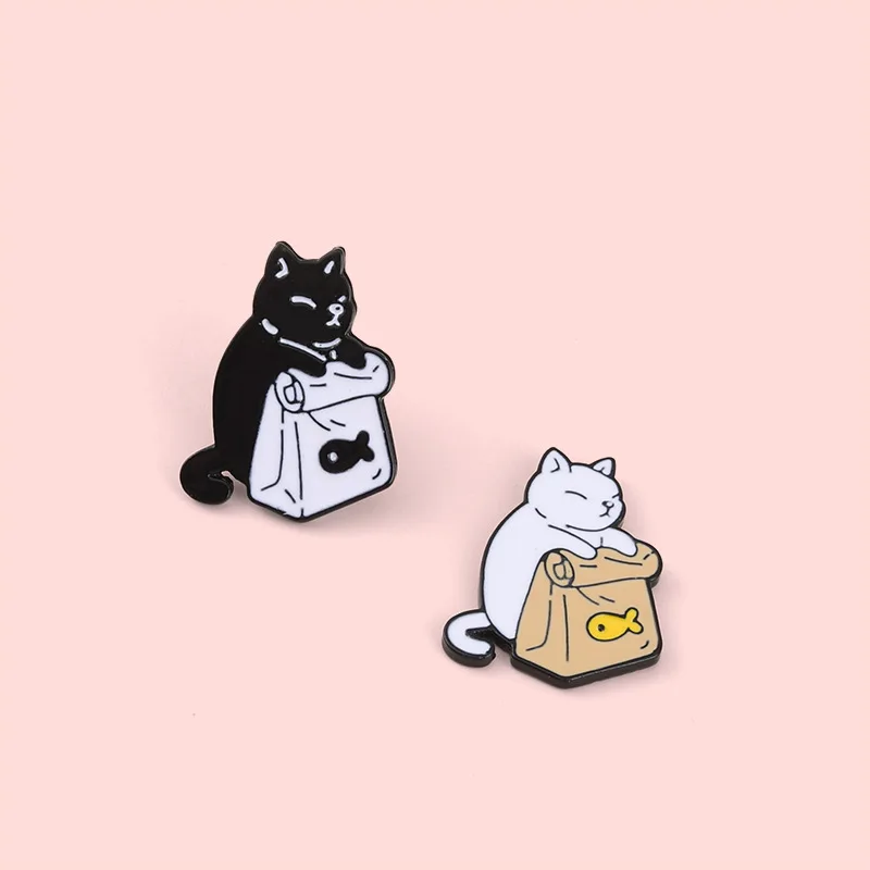 

High Quality cat Anime Manga Hard Enamel Pin Collect Child Jewelry Gift Cartoon Japanese Style Brooch Backpack Badge