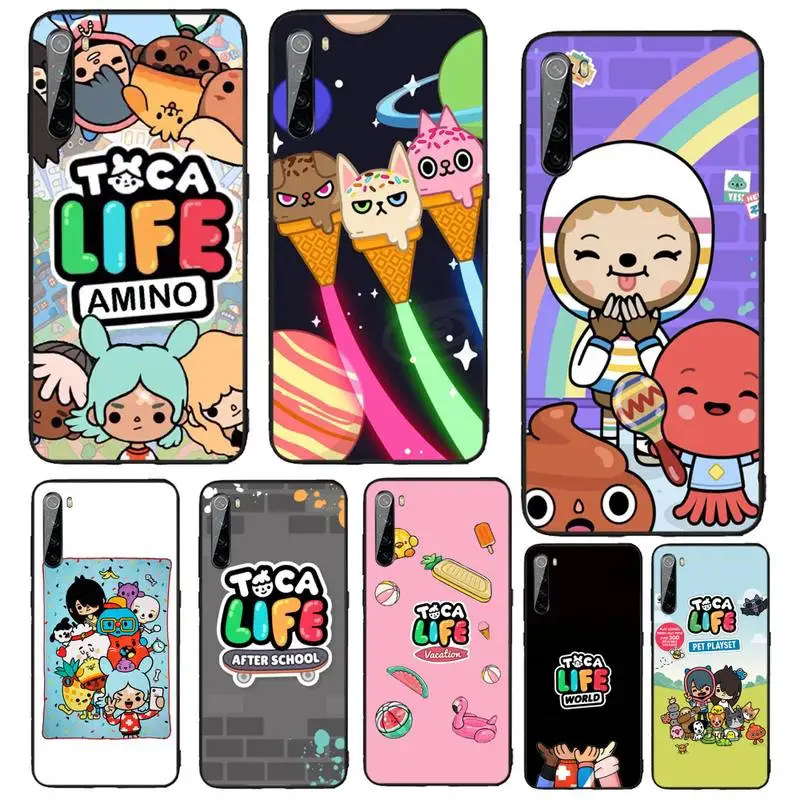 

Toca Boca Toca Life World Game Phone Case Funda For Xiaomi Redmi Note 9s 10 Max 3 4 7 8 9se 5 7 7a 8 8t 10 Pro Lite Original
