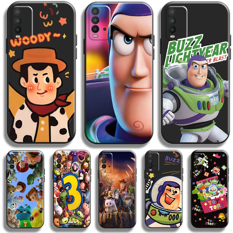 

Disney Cute Toy Story Phone Case For Xiaomi Redmi Note 8 8T Pro Case For Redmi 8 8A Liquid Silicon Silicone Cover Black Carcasa