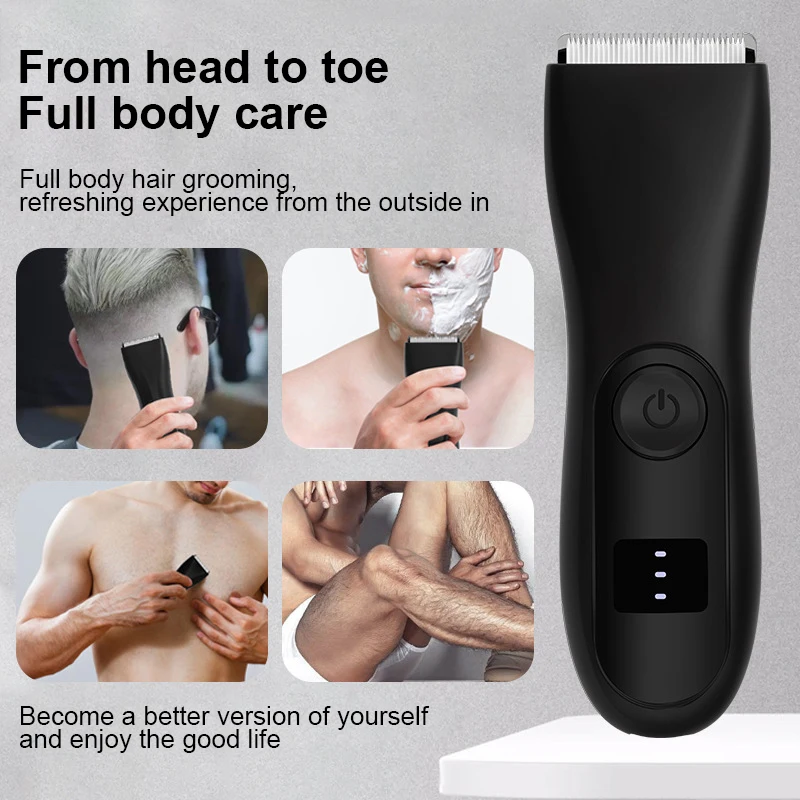 

Smart Waterproof Portable Home Electric Hair Push Shaver Men's Body Hair Trimmer Electric Push Clipper Clipper