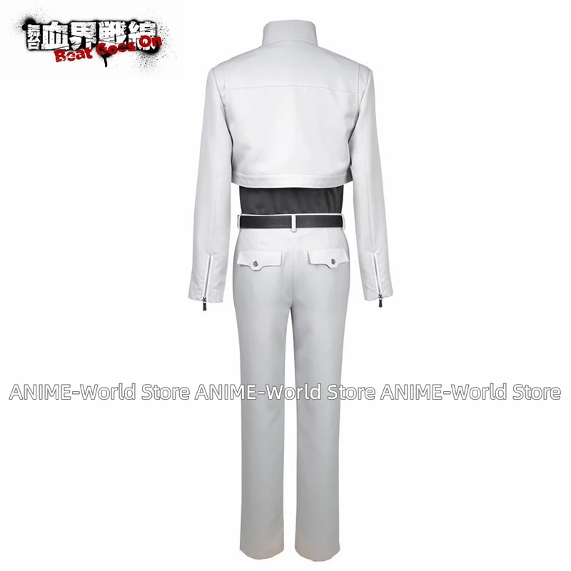 Унисекс аниме Cos Blood Blockade Battlefront Zapp Renfro повседневная униформа костюм парик