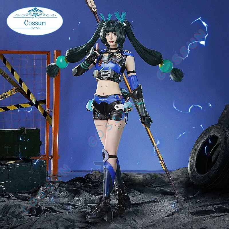[На складе] Zenless Zone Zero Qing Yi Косплей Костюм Игра ZZZ Qingyi Униформа Татуировки Наклейки