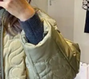 

Женская Стеганая хлопковая одежда, повседневная свободная хлопковая одежда с круглым вырезом и вышивкой букв, Осень-зима 2021