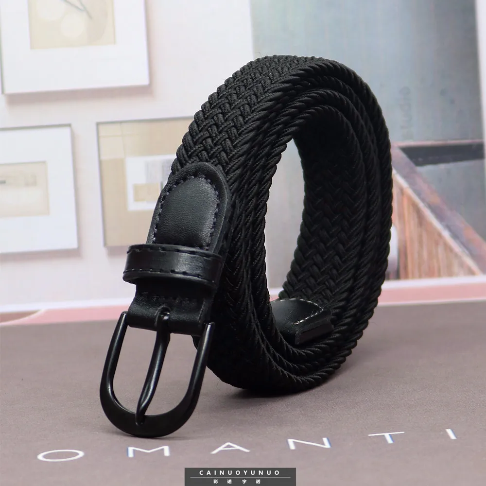 1 шт. новый дизайн роскошный популярный женский ремень с черной пряжкой на голову