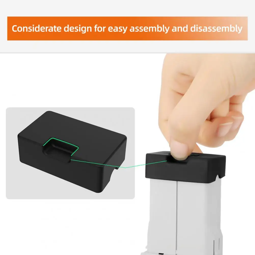 

Battery Dust-proof Cover 3Pcs Excellent Fully Enclosed Design Perfect Matching Drone Battery Dust Cover
