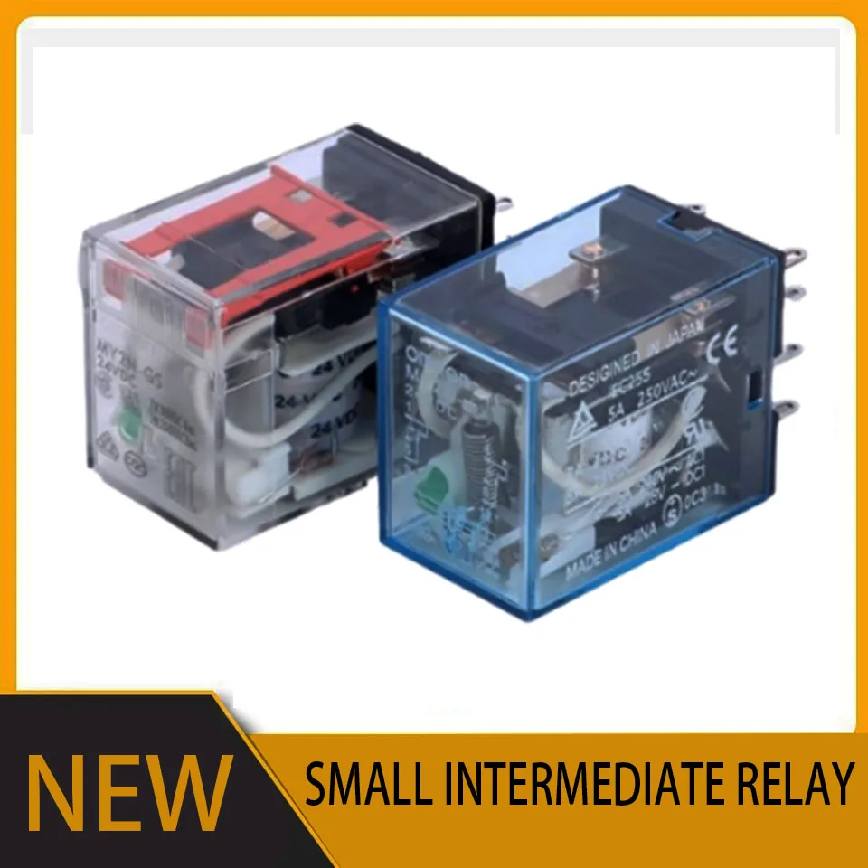 Маленькое промежуточное реле MY2N-J/GS MY4N AC220 DC24V AC220V LY2N-J 8-pin/11 pin/14 pin