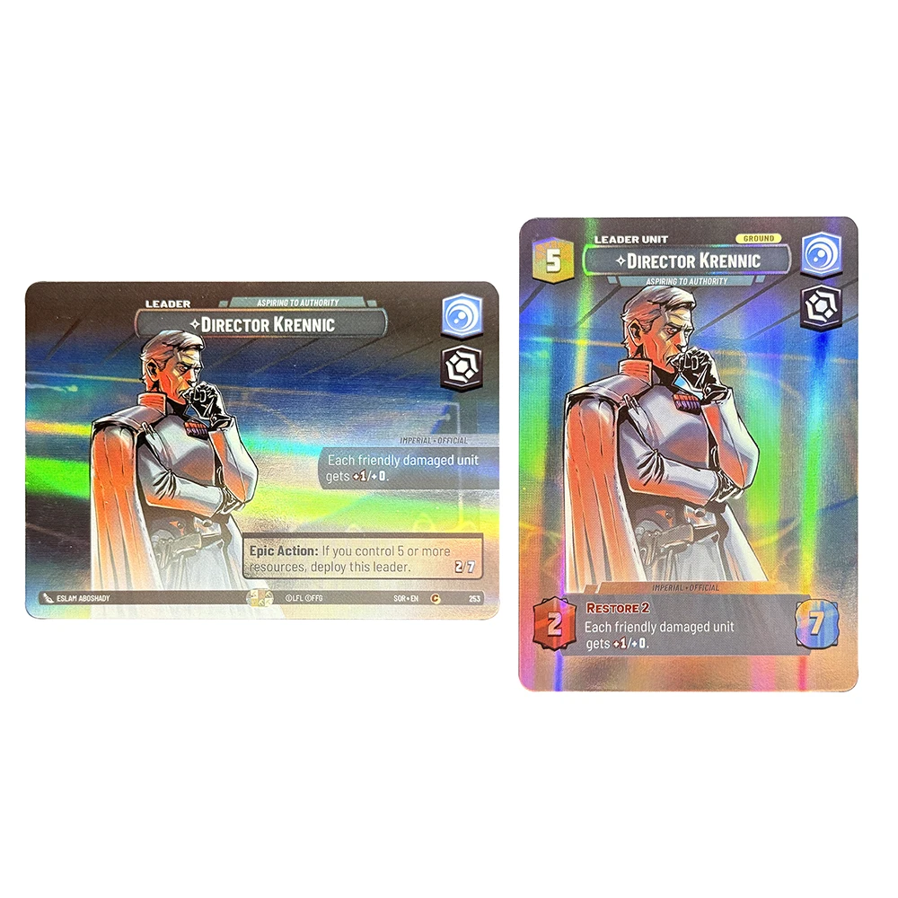 Фото SWUDB Proxy Cards Showcase Foil Spark of Rebellion Leia Organa Han Solo Sabine Wren Grand Inousitor Коллекция игрушек Подарки №1