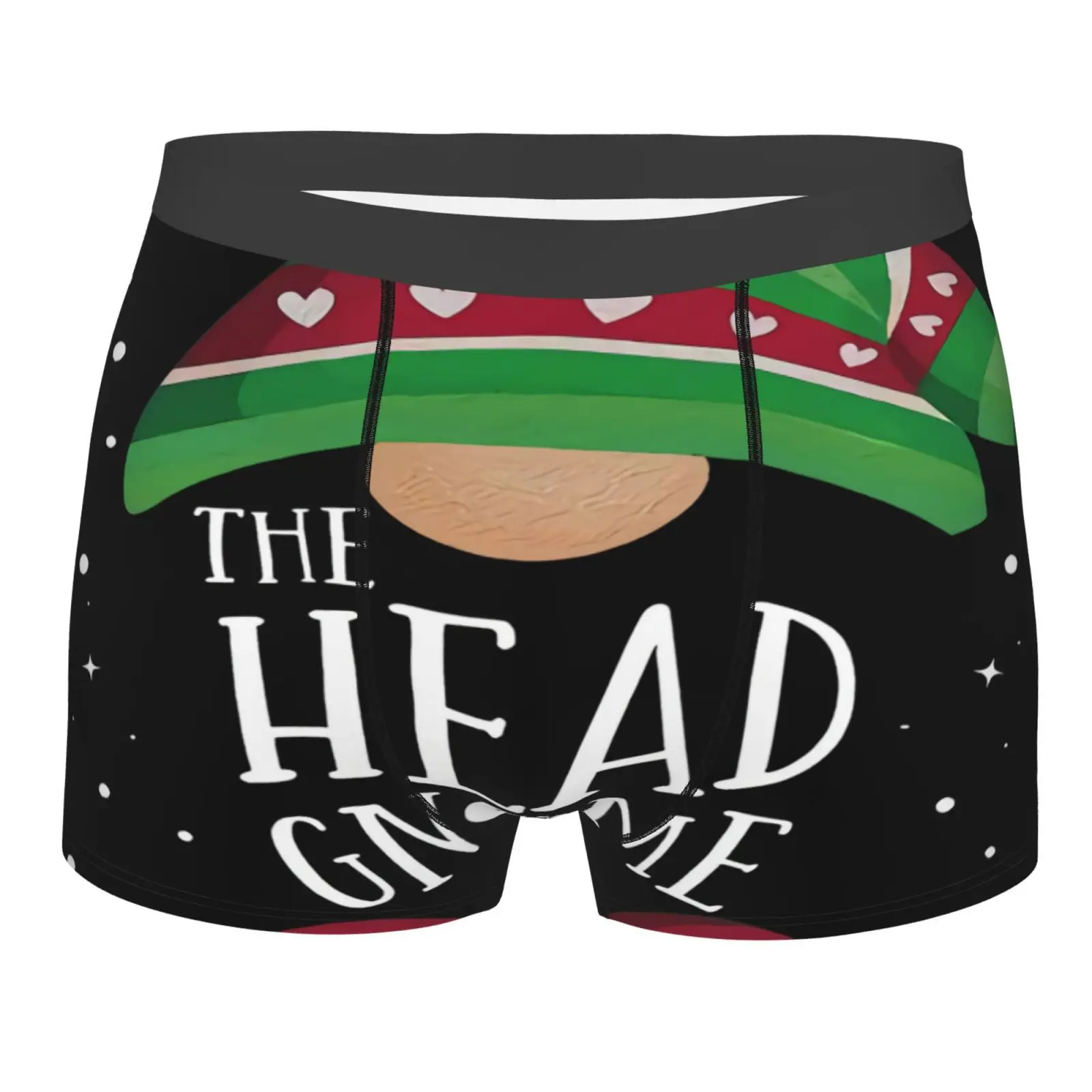 

Мужские трусы Head Gnome, пикантные боксеры, комплект нижнего белья, рождественские Pjs