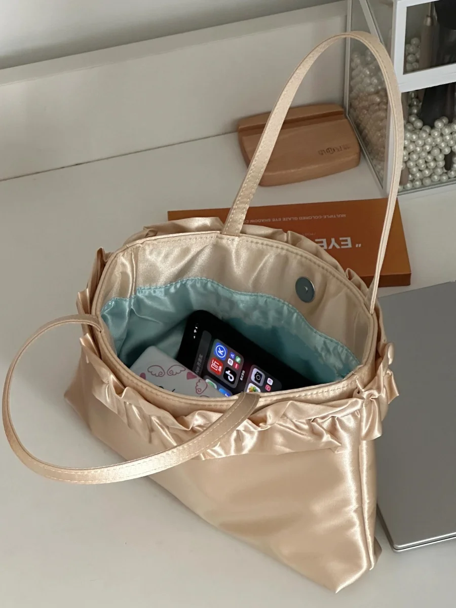 Женская атласная кружевная сумка Миягава под подмышек новинка 2024 для поездок