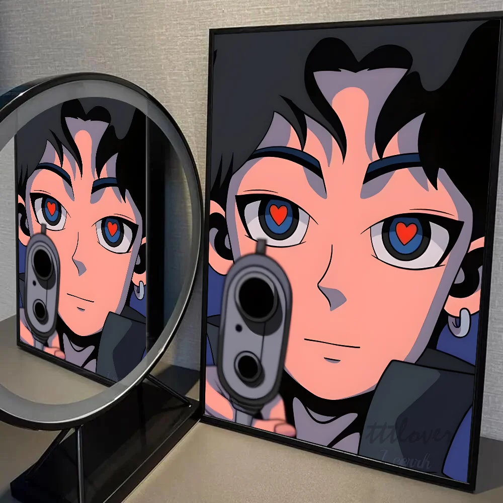 Minimalist Japanese Korea Animation Aokizy Poster Wall Art Home Decor Room Digital Painting Living Restaurant Kitchen