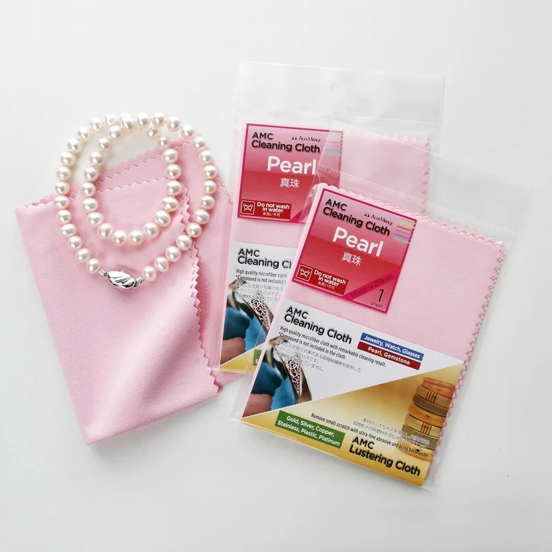 

Japan 601-107 AMC Pearl Cleaning Cloth 195x250mm 1pcs/pack Pink Ultra-fine abrasive Microfiber Polish Clothes