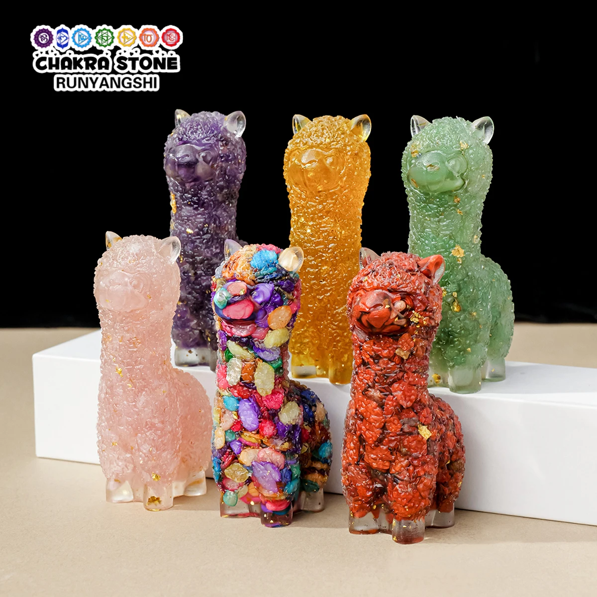 1 шт. кристалл Macadam Gumming смола альпака домашний декор настольные украшения