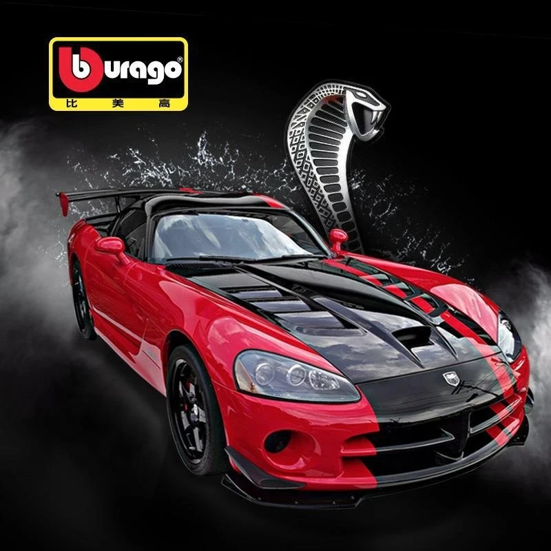 

Bburago 1:24 Dodge Viper SRT10 ACR Muscle Alloy Car Racing Car Model Diecast Metal Toy Sports Car Model Collection Children Gift