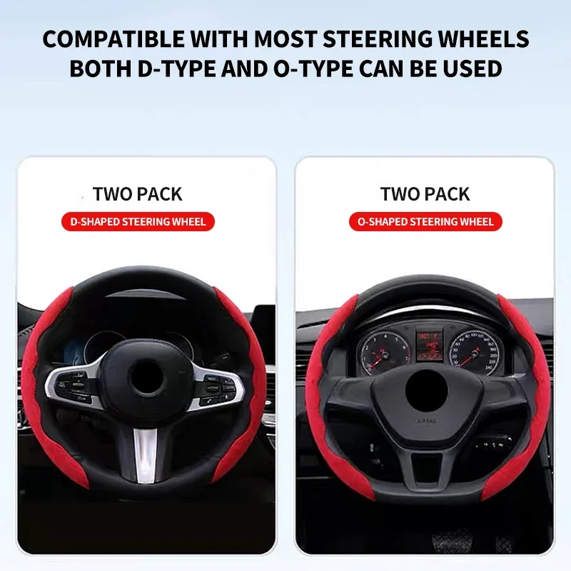 Замшевый чехол на руль для Tesla Model 3 Y Автомобильный интерьер протектор рулевого