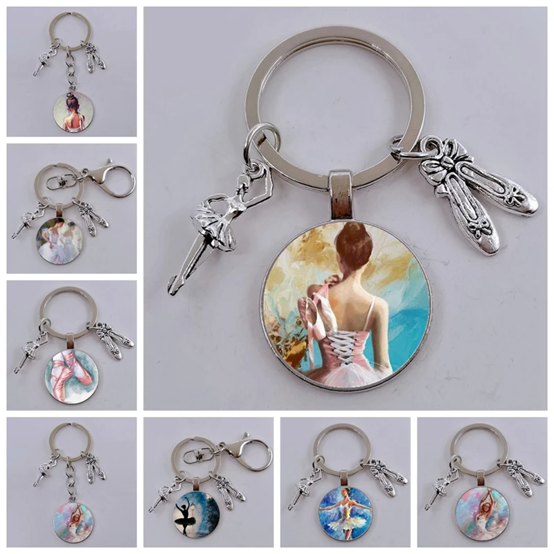 Сделай Сам искусственное стекло выпуклая балерина картина маслом искусственная