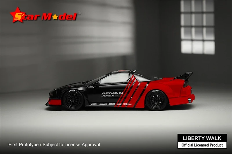 Звездная модель 1:64 Liberty Walk Honda NSX NA1 LBWK литая автомобиля |