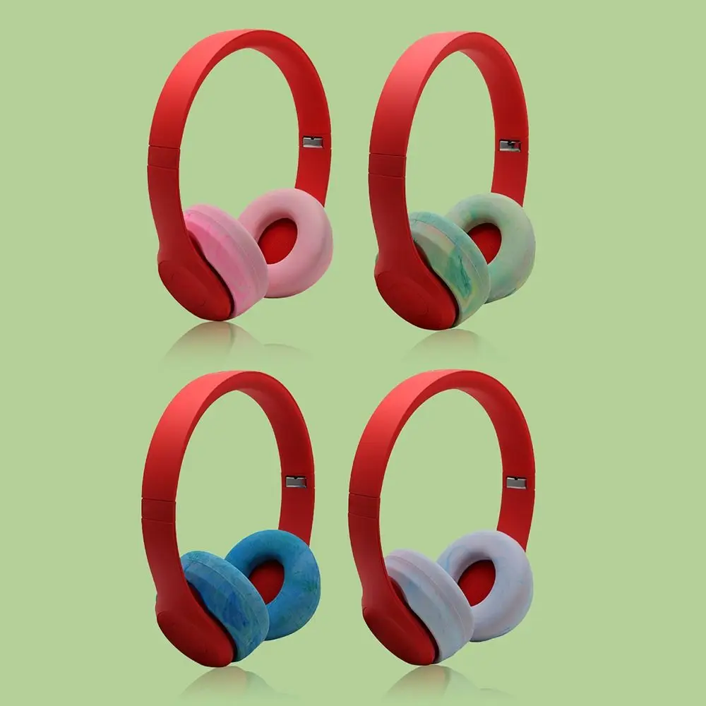 1Pair Silicone Wireless Headphone Cover Replacement Earphones Cushions Pads for Beats Solo3 Wireless Headset Accessories 2023