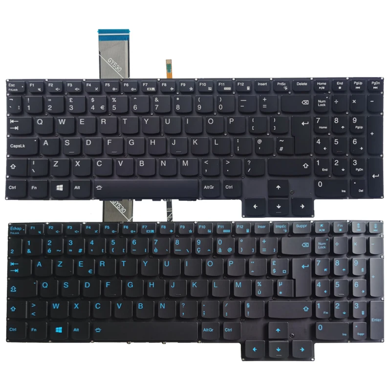 

Новая английская/французская/испанская клавиатура для ноутбука Lenovo IdeaPad Gaming 3-15IMH05 15ARH05 15ACH GY530 GY550 GY570 подсветка
