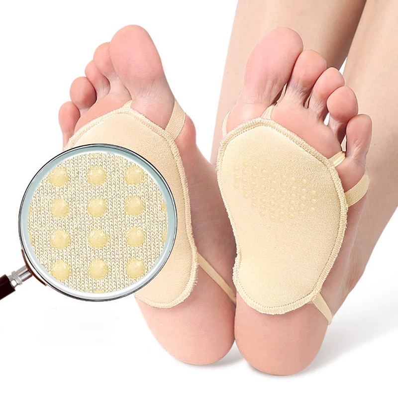 

1 Pair Women Forefoot Pads High Heels Inserted Insole Non-skid Forefoot Pads For Women Half Insoles