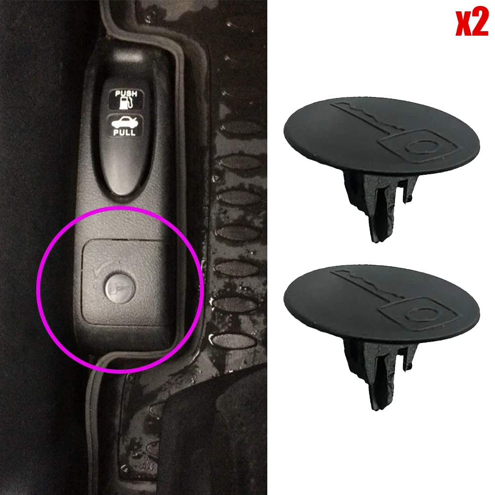 

2 шт. новые для Honda Civic 4D 8G 2006 2007 2008 2009 2010-2012 переключатель топливного бака багажник автомобиля отверстие для ключа крышка зажимы пылезащитные