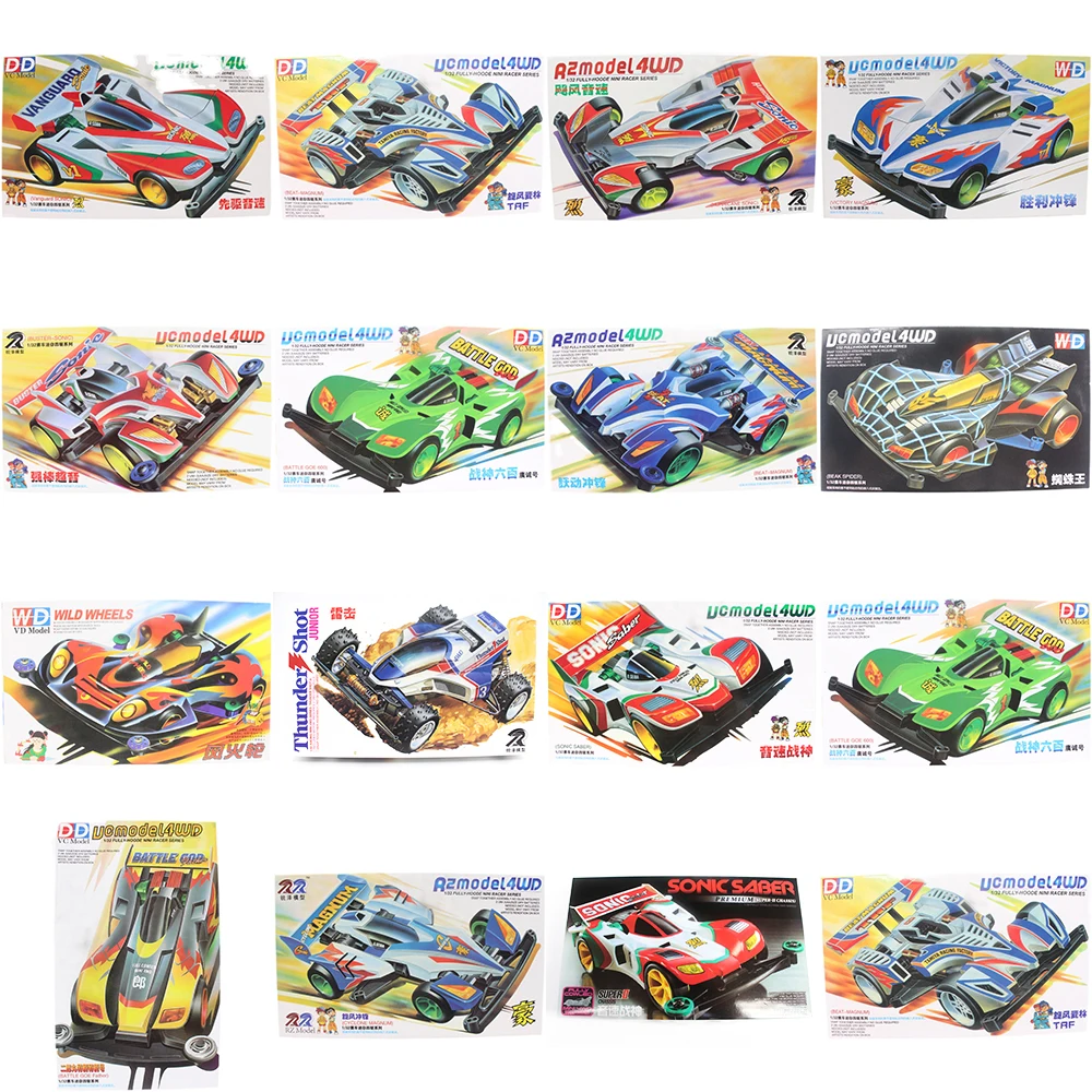 

Let's & Go Action Figure UC Model 4WD 1/32 Fully-Hoode Mini Racer Series BEAK SPIDER Assembled Model Toys Children Gifts