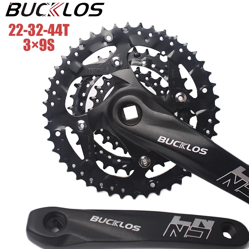 

Система коленчатого вала BUCKLOS 3*9 для горного велосипеда, 104/64BCD, 22-32-44T, велосипедная Звездочка 27 скоростей, шатун для горного велосипеда 170 мм, ...