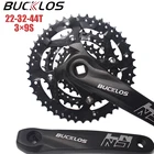 Система коленчатого вала BUCKLOS 3*9 для горного велосипеда, 10464BCD, 22-32-44T, велосипедная Звездочка 27 скоростей, шатун для горного велосипеда 170 мм, для Shimano