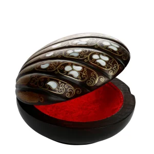 

Филигранная черная устричная коробка, перламутровая Инкрустация оттоманка, селюк, Хитит, Анатолия, Троя, султан, султан