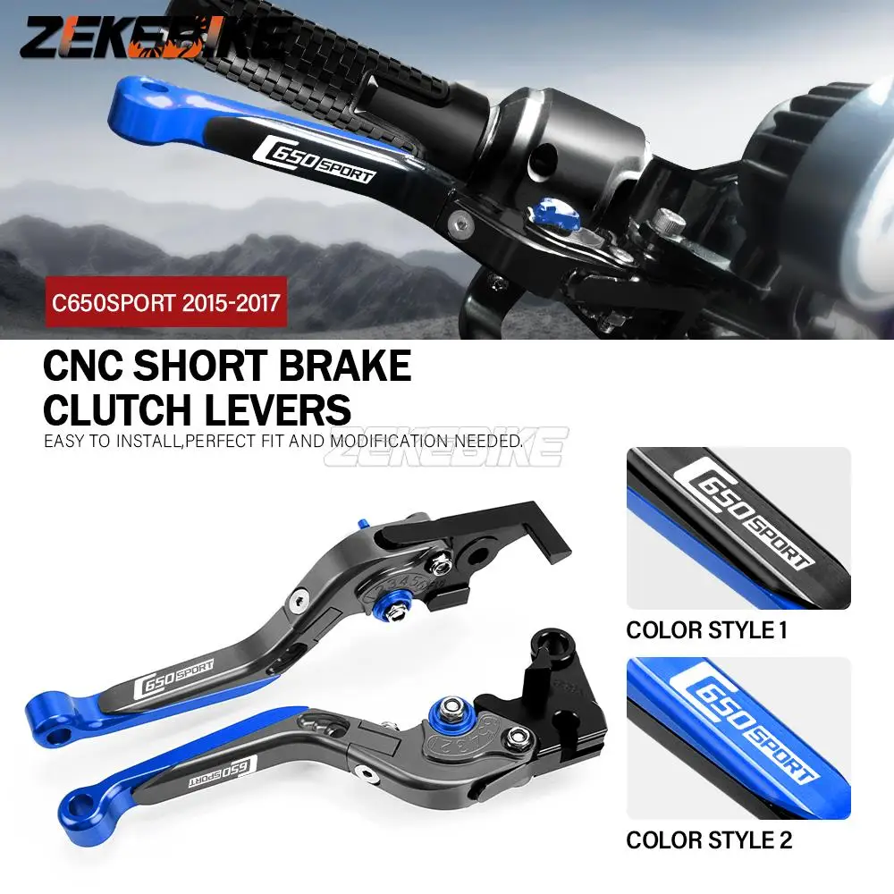 

FOR BMW C650SPORT C650 SPORT 2015 2016 2017 Motorcycle Hand Brake Clutch Adjustable Levers Handle Folding Extendable Lever grips