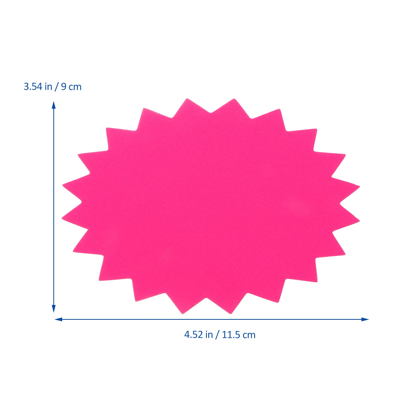 100 листов поп-рекламной бумаги цветные наклейки пустые знаки для магазина