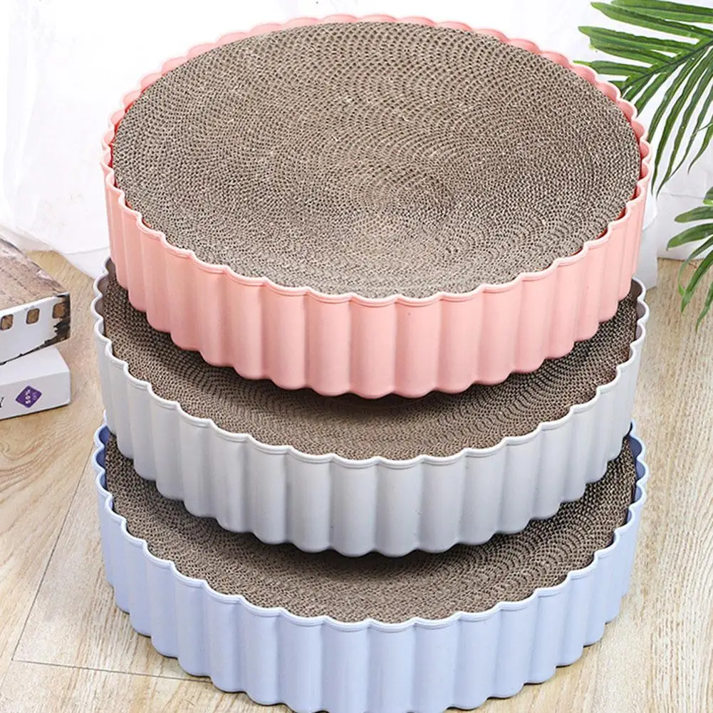 

Round Cat Scratching Pad Wear-resistant Scratch-resistant Cat Scratch Board Claw Grinder Pet Supplies