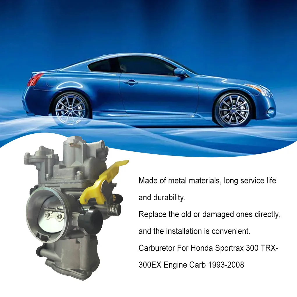 

Карбюратор для автомобиля, воздушный фильтр, топливная линия, высокоэффективный бензиновый генератор, аксессуары для транспортных средств, замена карбюратора для Sportrax 300