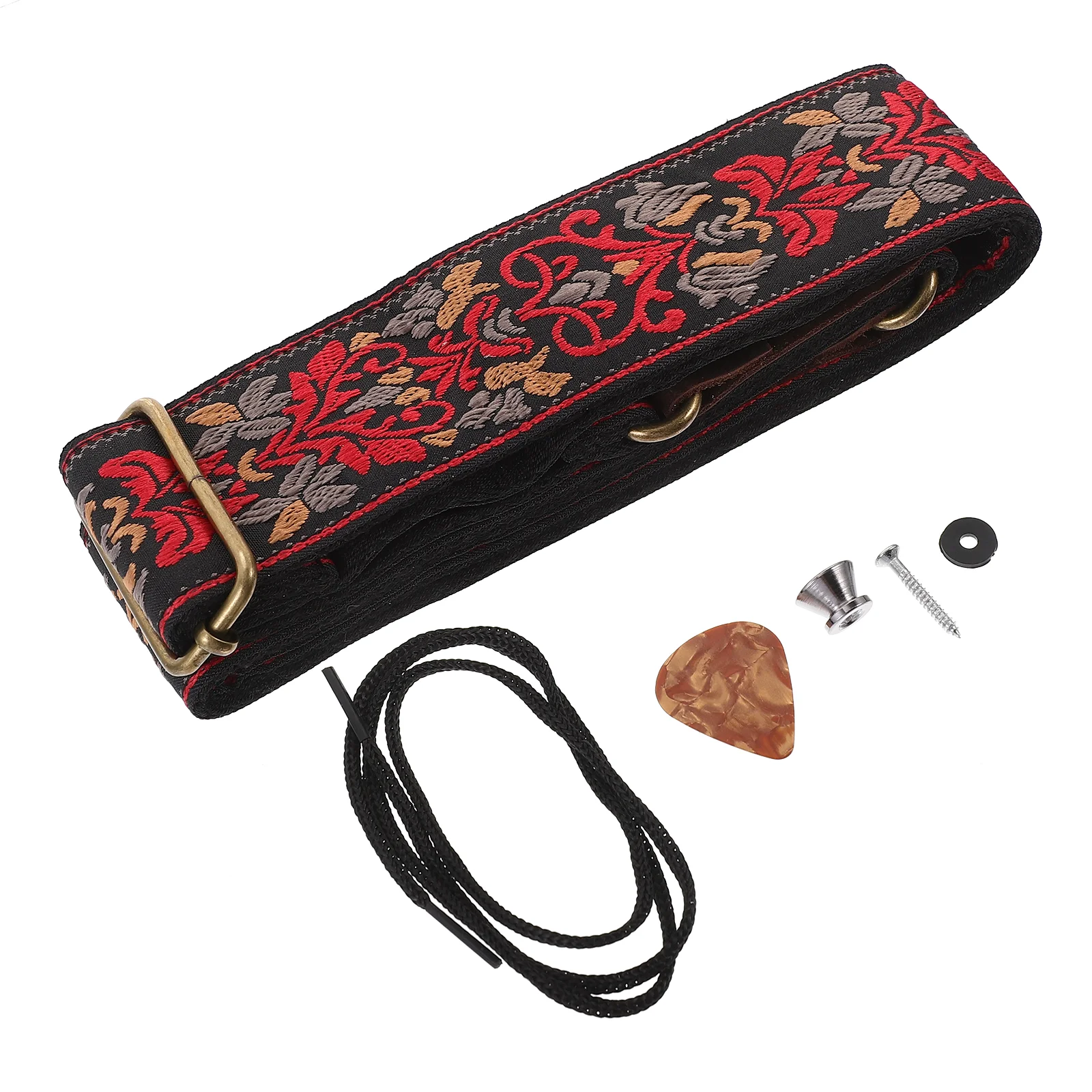 

Classic Guitar Strap Replacement Guitar Shoulder Strap Guitar Belt with Pick