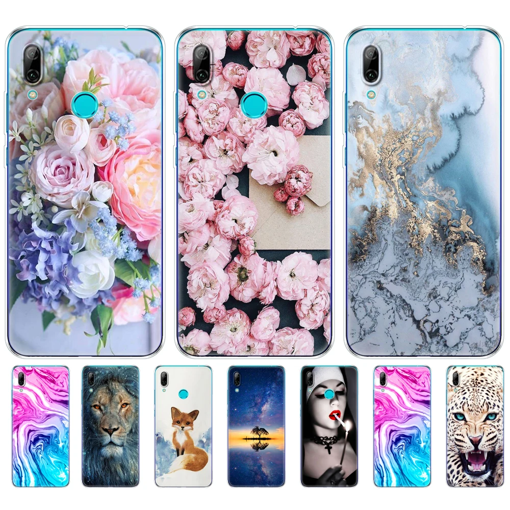 For Huawei Y7 2019 Case Huawei y7 pro 2019 Silicon TPU Cover Soft Phone Case on Y7 2019 Y 7 Y7Prime Y7 Prime 2019 global version